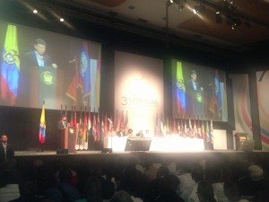 President of Colombia Juan Manuel Santos - closing remarks in Cartagena during the 3rd Global Summit