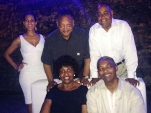 Claudia Umana Rev. Jackson, Senator Rodney Ellis (Houston), in Cartagena, Colombia